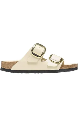 Birkenstock Arizona Big Buckle Shine Ecru