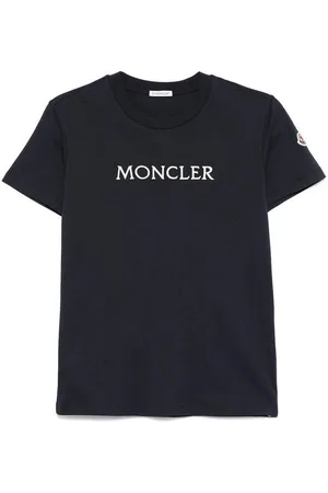 Moncler T-Shirt Con Logo Ricamato