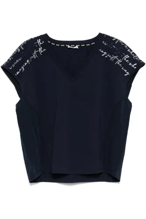 Liu Jo T-Shirt Con Strass E Stampa