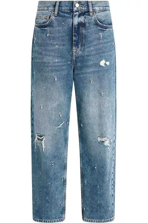 Liu Jo Jeans Dritti Con Strass