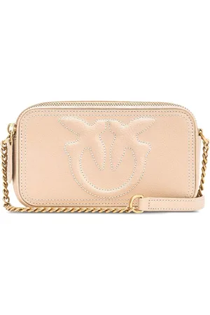 Pinko Borsa A Tracolla Piccola Con Logo Goffrato