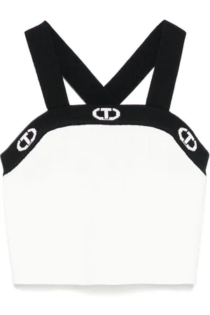 Twin-Set Top A Coste In Maglia