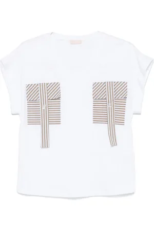 Liu Jo T-Shirt Con Tasche A Contrasto