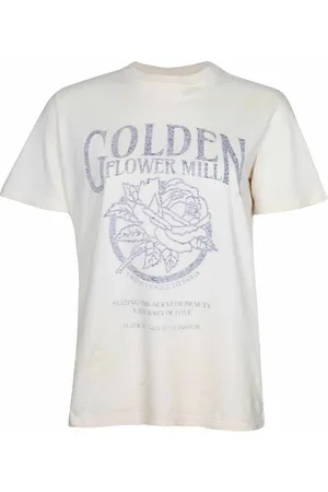 Golden Goose Journey t-shirt in jersey con stampa