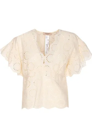Twin-Set Blusa In Pizzo Sangallo