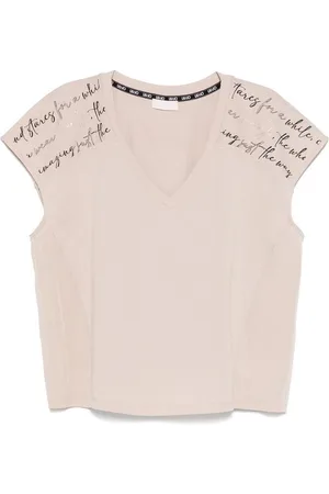 Liu Jo T-Shirt Con Strass E Stampa