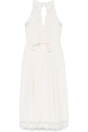 Twin-Set Abito Con Dettaglio In Pizzo