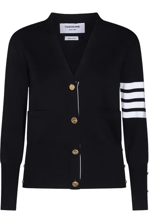 Thom Browne Cardigan in lana navy