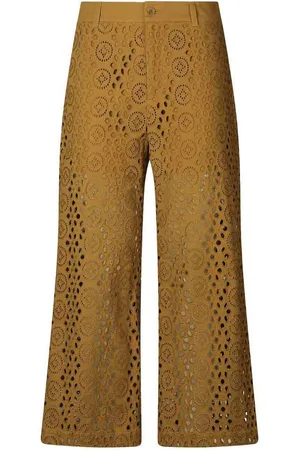 Liu Jo Pantaloni Crop Con Ricamo