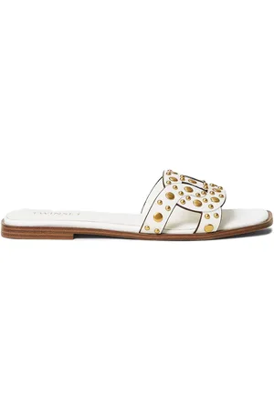Twin-Set Sandali Slides Con Borchie