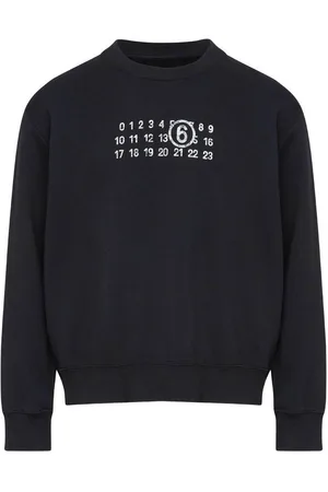 Maison Margiela Felpa Con Grafica Numerica