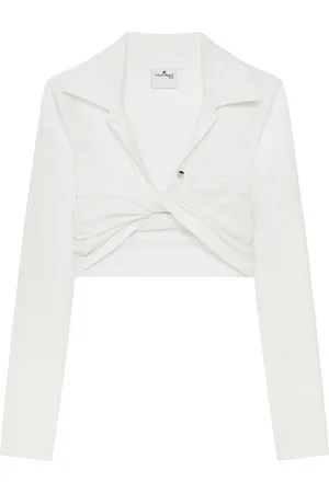 Courrèges Top Con Dettaglio Attorcigliato