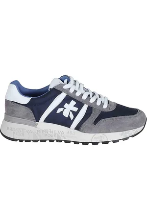 Premiata Tomaia In Tessuto Tecnico E Suede
