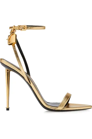 Tom Ford Sandali con tacco alto e cinturino con charm