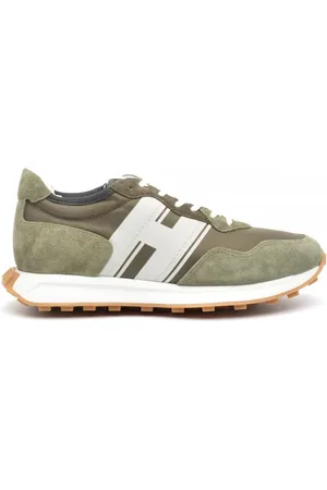 Hogan Sneakers H601 in camoscio verde