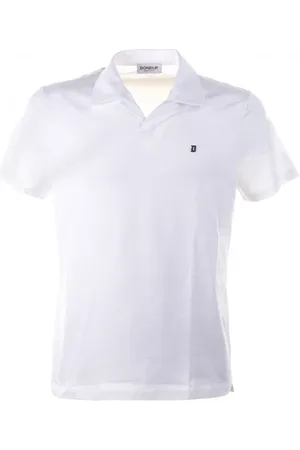Dondup Polo bianca in jersey