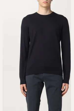 Ermenegildo Zegna CASHSETA LIGHT CREW NECK IN NAVY
