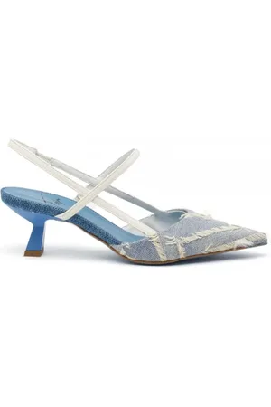 ROBERTO FESTA Slingback AMAI in tessuto jeans
