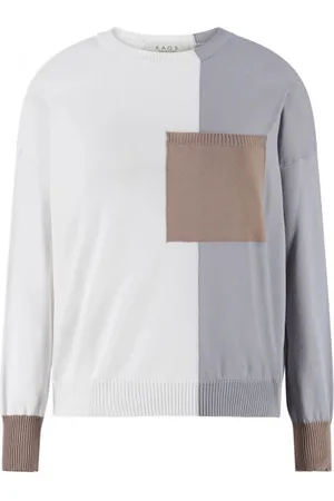 Kaos Day By Day Maglia girocollo tricolore con tasca
