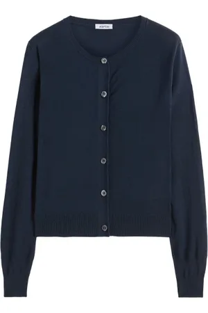 Aspesi Cardigan navy con bottoni