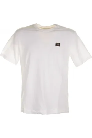 Paul & Shark T-shirt bianca con logo