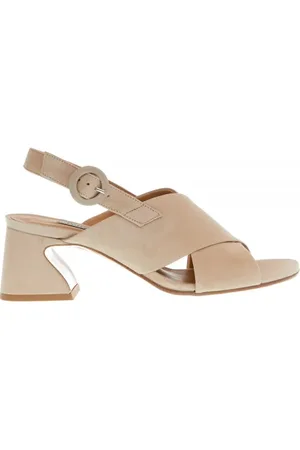 SORELLE PEREGO Sandalo incrocio camoscio beige