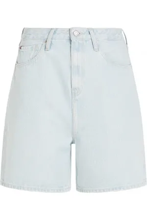 Tommy Hilfiger Shorts larghi a vita alta in denim