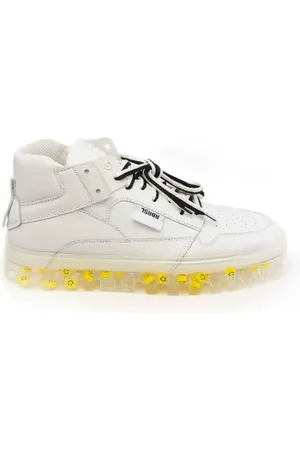 Rbrsl Bold sneaker uomo suola trasparente con smile