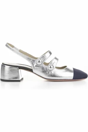 ROBERTO FESTA Chanel Slingback doppio cinturino in pelle