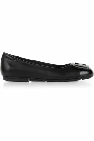 Hogan Ballerina H661 nera con inserti in vernice