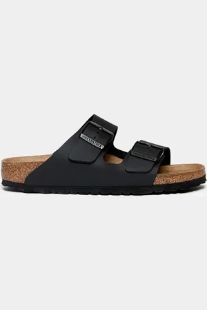 Birkenstock ARIZONA in similpelle Birkoflor nera
