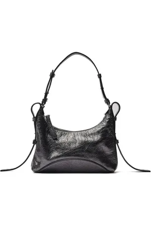 Zanellato Borsa MITA S in pelle laminata nera