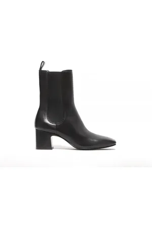 Ash Stivaletto in morbida nappa nera con elastico laterale