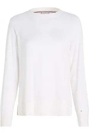 Tommy Hilfiger Maglia bianca a maniche lunghe