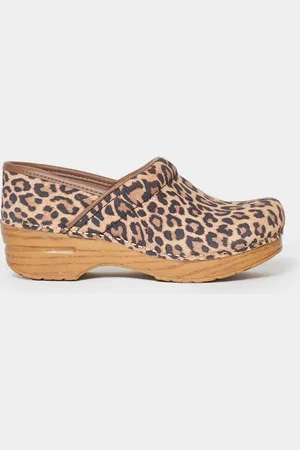 Dansko Classico zoccolo in suede animalié