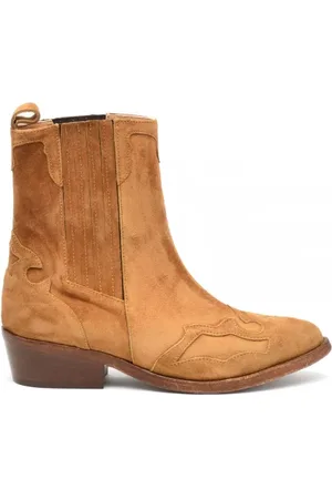 DUCCIO DEL DUCA Texano 190 in camoscio beige