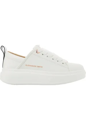 Alexander Smith Sneaker Eco-Wembley bianca con sperone in naplack