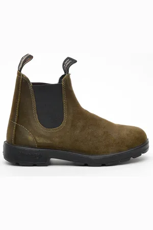 Blundstone Beatles in pelle scamosciata verde