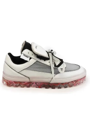 Rbrsl Bold sneaker bianca donna in pelle e tessuto tecnico