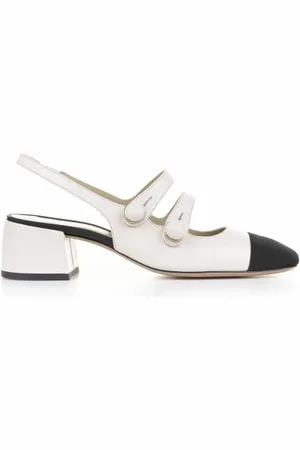 ROBERTO FESTA Chanel Slingback doppio cinturino in pelle