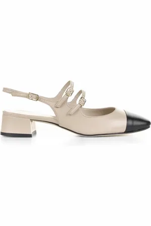 Status Chanel slingback doppio cinturino in nappa