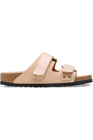 Birkenstock Sandalo Uji in pelle nubuck new beige
