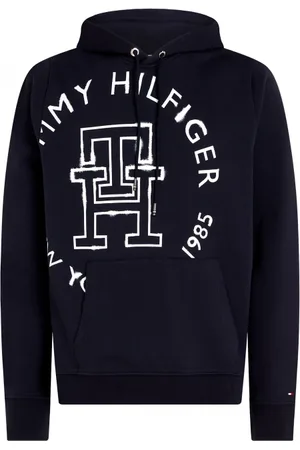 Tommy Hilfiger Felpa con cappuccio e logo sbiadito