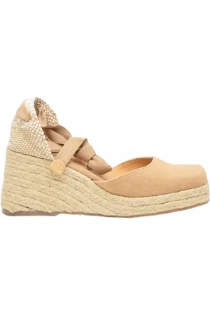 Castaner Espadrillas TINA in tessuto cuoio