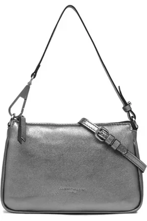 Gianni chiarini Mini bag Brooke in pelle bubble acciaio