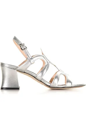 Evaluna Sandalo in nappa argento