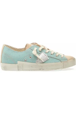 Philippe model Paris sfoderata craclè azzurra
