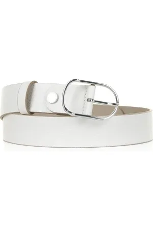 Gianni chiarini Cintura bianca in pelle