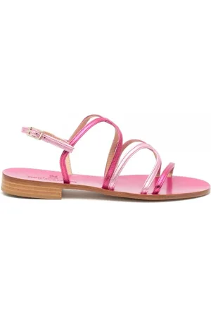 Paolo Ferrara Sandalo 3026 in pelle fucsia