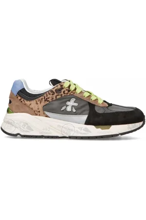 Premiata Sneakers Mased 6435 in suede e tessuto grigio